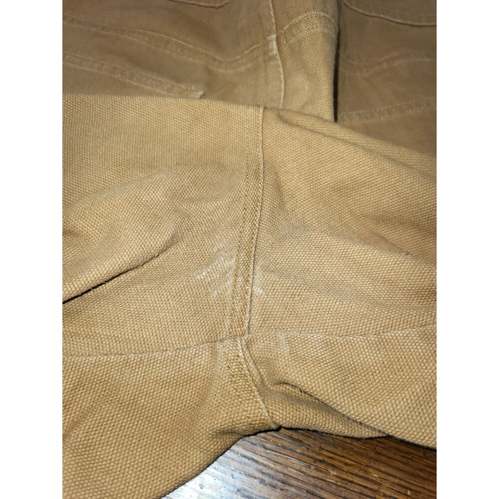 No Boundaries Men's Brown Duck Canvas Double Knee Carpenter Pants 36x31... - Picture 4 of 6